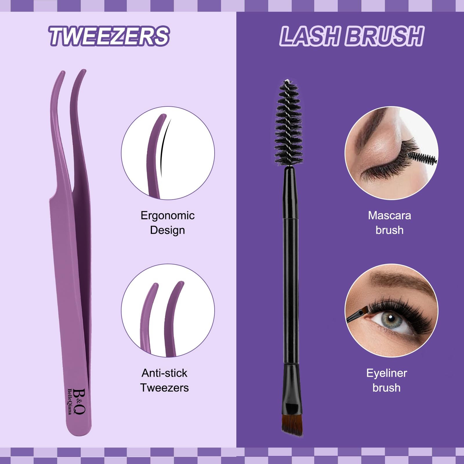 B&Qaugen lash brush for styling feather-soft volume throughout the day