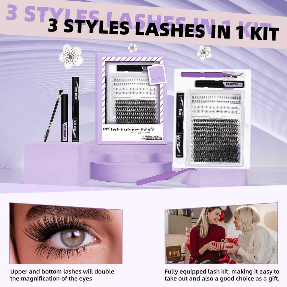 BQaugen scissors to cut bottom lash bands for perfect fit