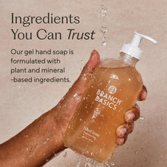 Branch Basics Gel Hand Soap foam lather provides comfortable cleaning