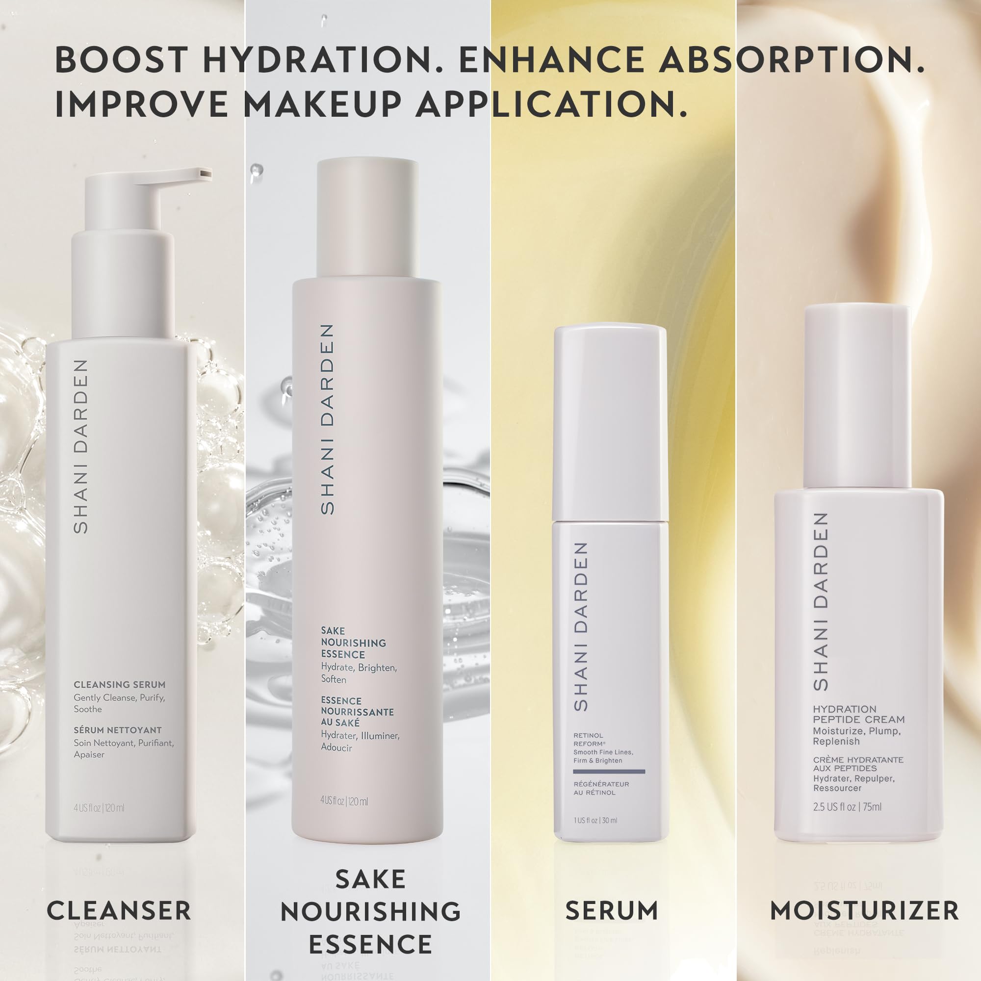 Product packaging highlights cruelty-free and vegan properties