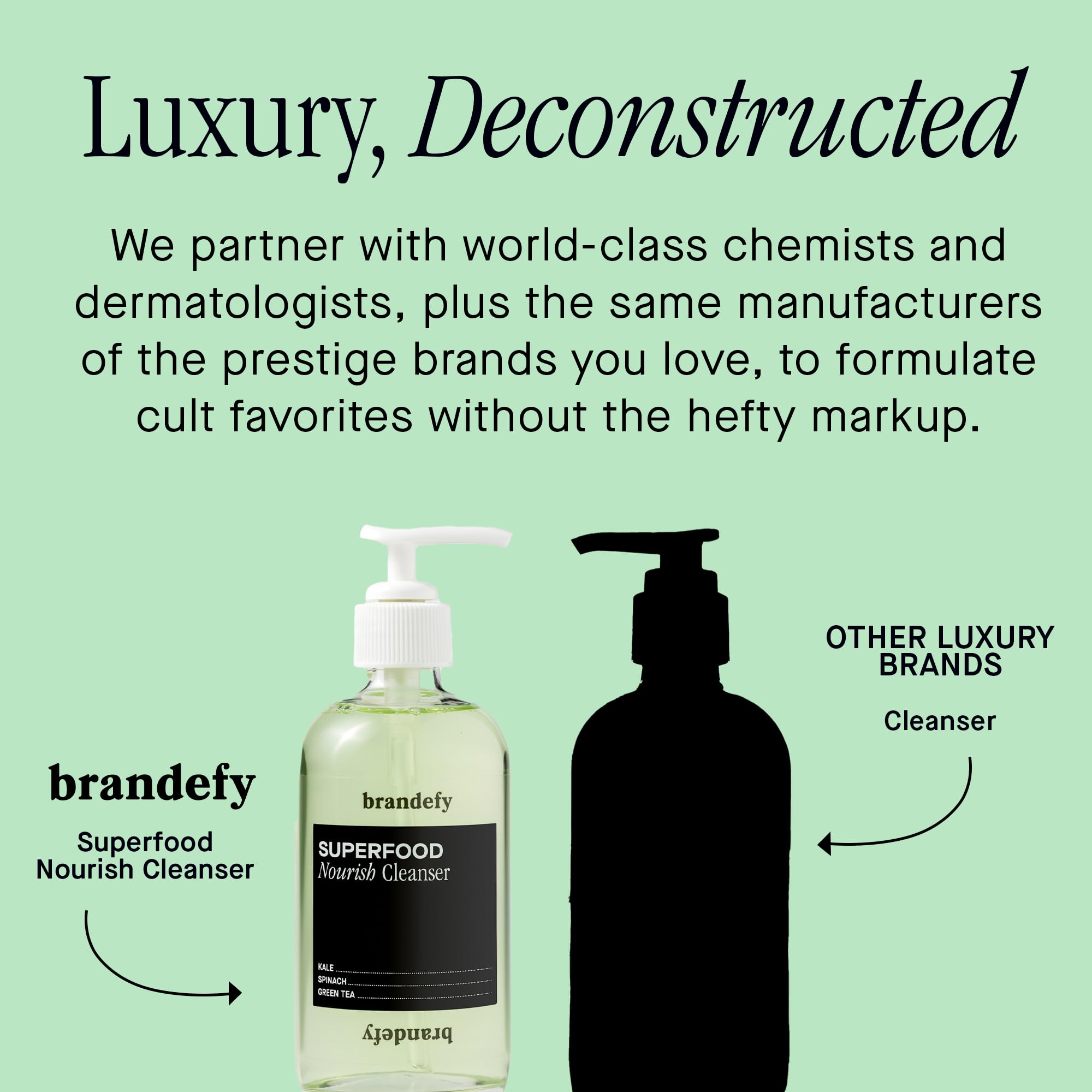 Brandefy Face Wash vegan cleanser for all skin types.