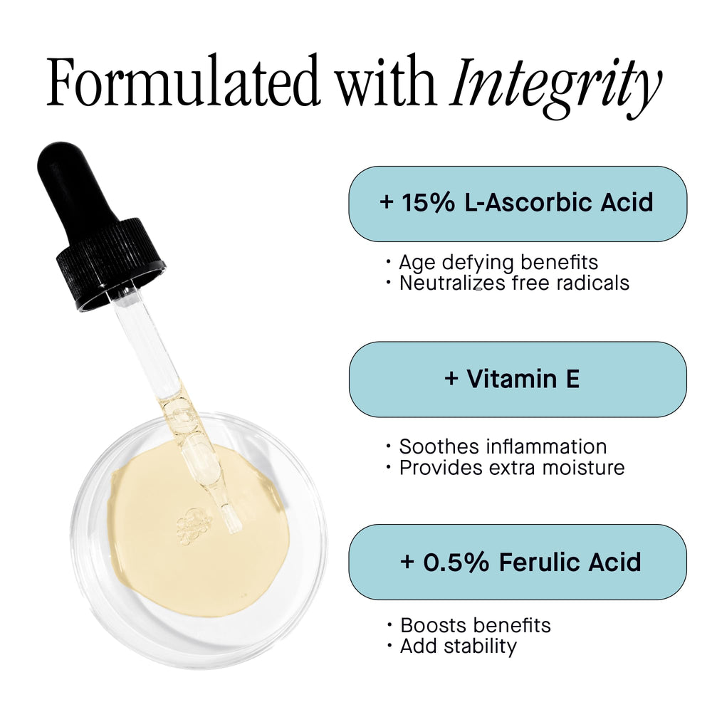 Ferulic acid detail in Brandefy serum for antioxidant protection