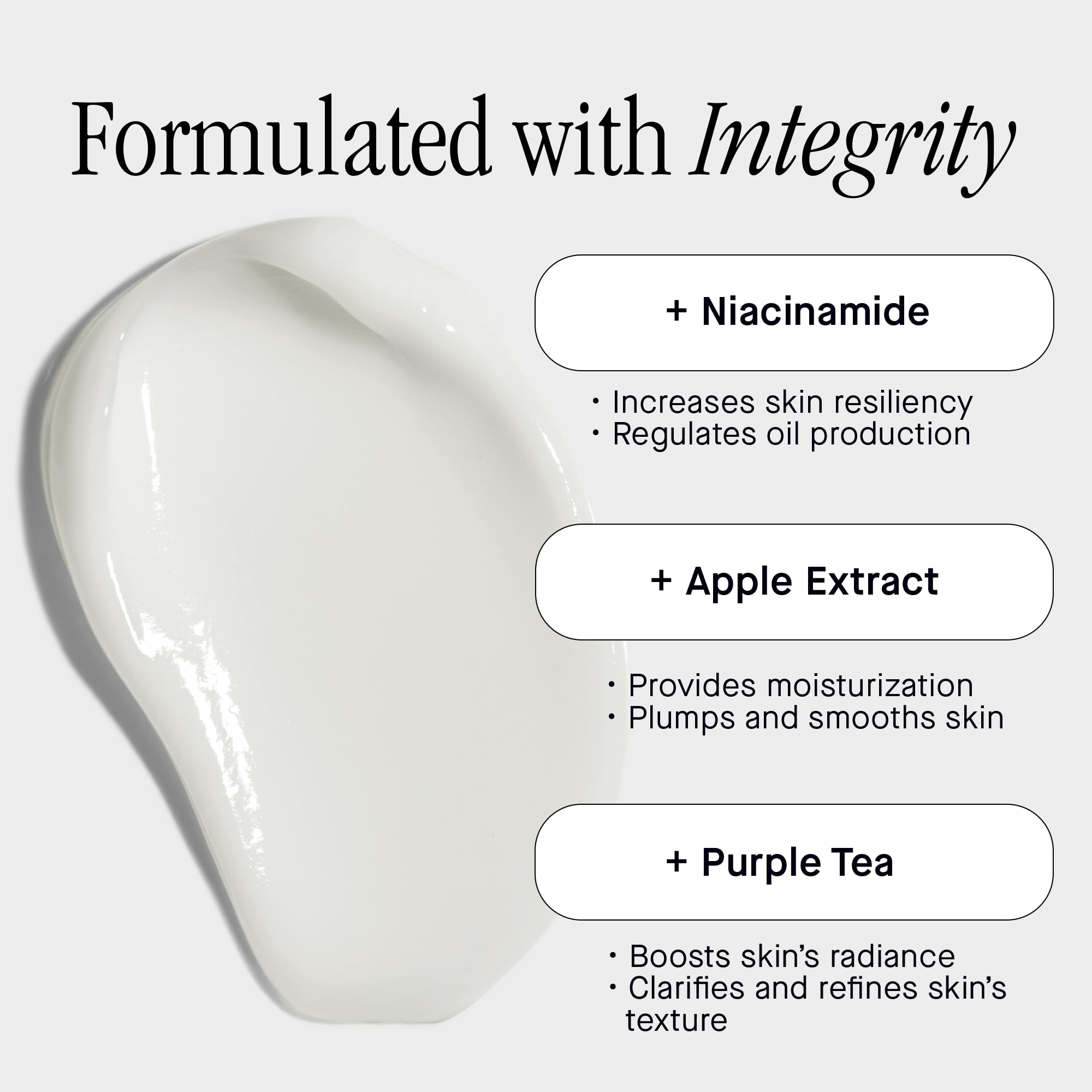 Brandefy Water Cream Refresh apple extract swirl for plump hydration.