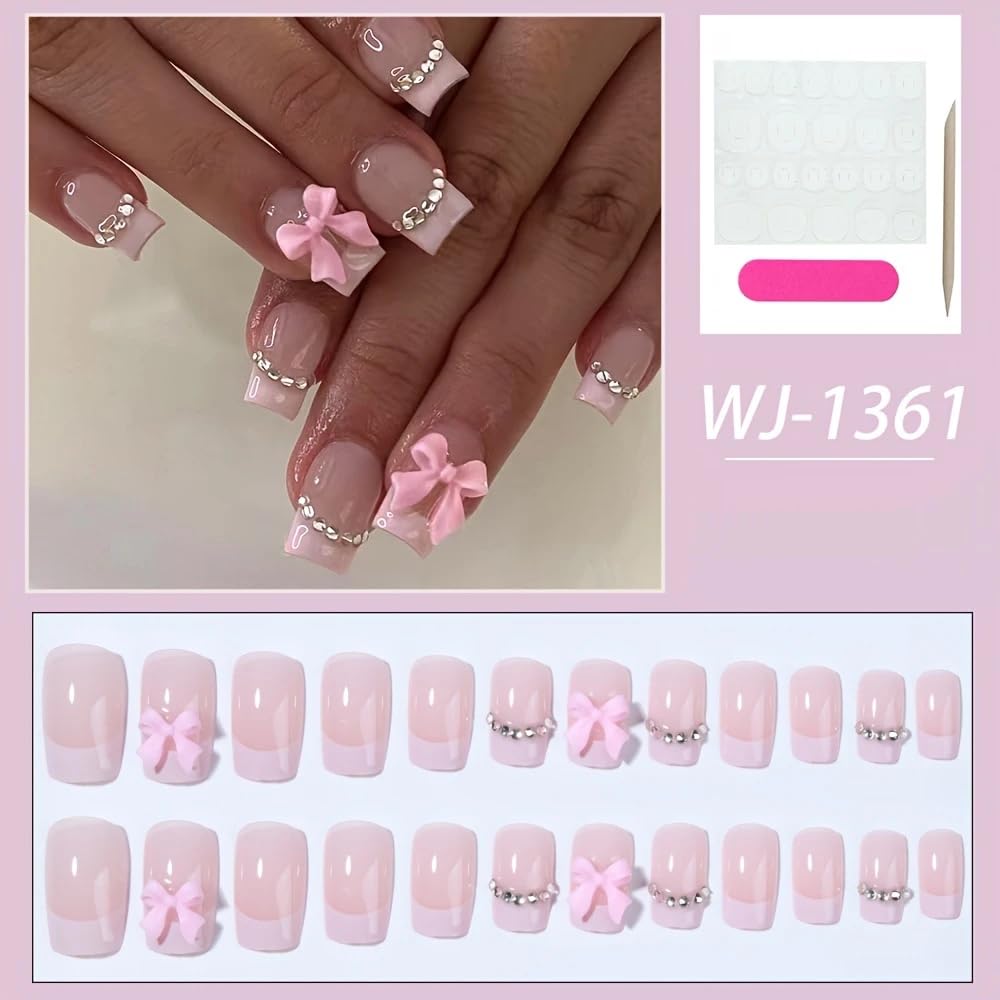 BrandX full-coverage nails easy to trim and shape to fit.