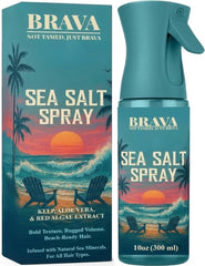 BRAVA Sea Salt Spray bottle delivers even mist for effortless texture.