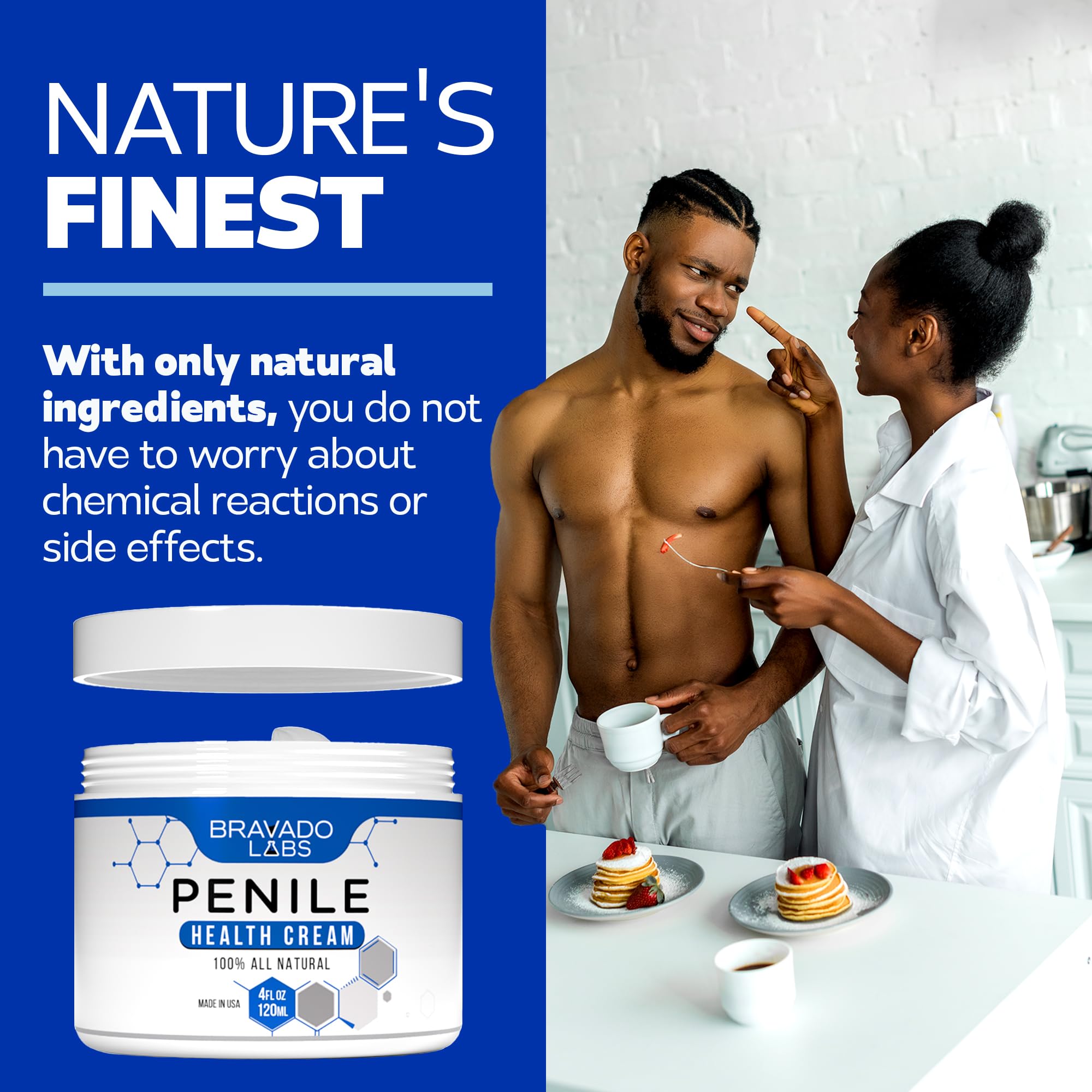 Bravado Labs Premium Penile Health Creme travel-size bottle ready for on-the-go care