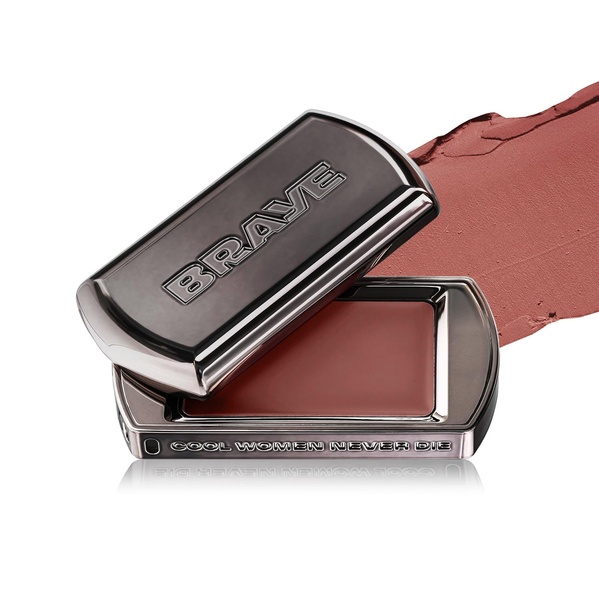 BRAYE Lipsleek Blur jar close-up showing silky blur texture for effortless color