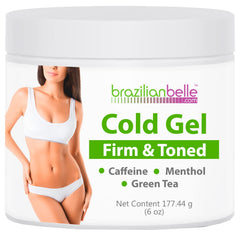 Brazilian Belle Cold Firmings Gel bottle for firmer-looking skin.