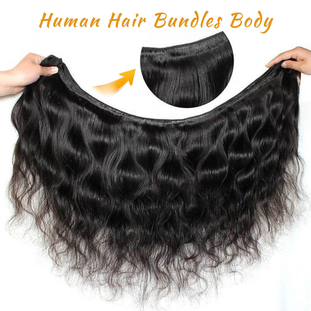 Brbeawor natural-black bundles with true-length weight for reliable fits.