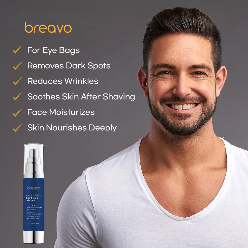 Breavo 6 in 1 Cream texture close-up emphasizing lightweight hydration