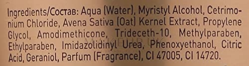 Closeup of oat extracts ingredient in Brelil Numero mask