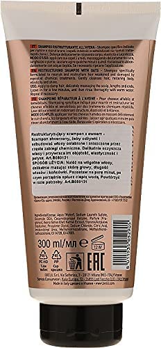 Lush lather from Brelil Numero Oats Shampoo for gentle cleansing and nourishment.