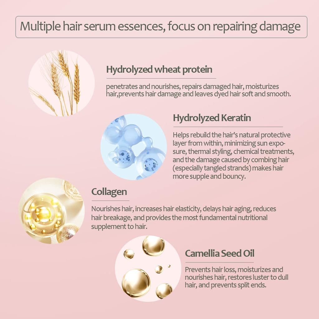 Bremod Performance application shot shows smoothing and detangling for frizz control.