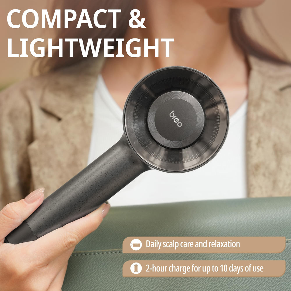 Breo Scalp 3L compact ergonomic handle for easy grip.