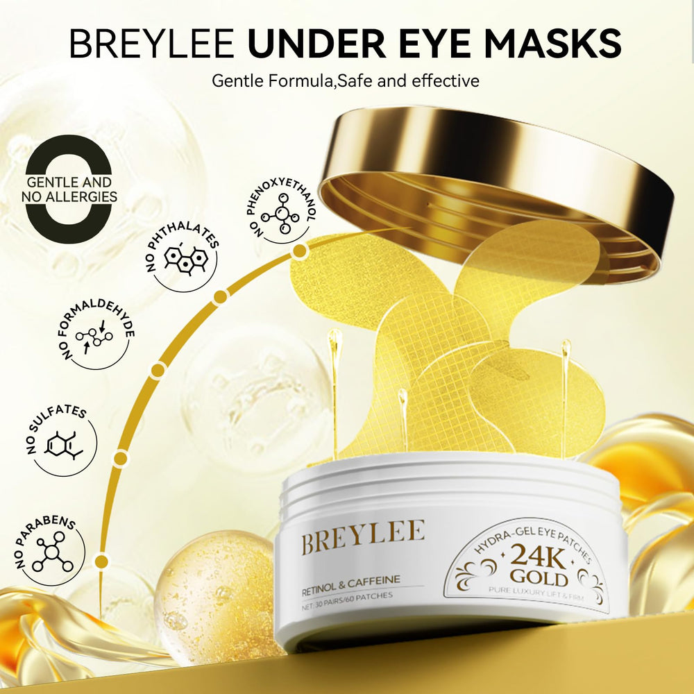 BREYLEE gold packaging highlighting gift-ready presentation