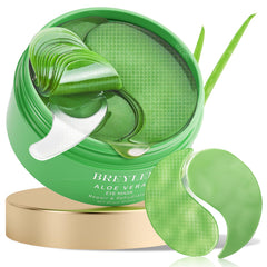 BREYLEE Aloe Vera Eye Masks packaging for travel, compact and ready to refresh