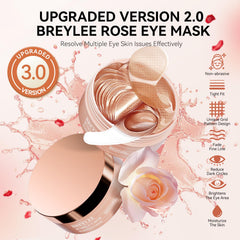 BREYLEE eye patches with collagen and hyaluronic acid nourish the under-eye area