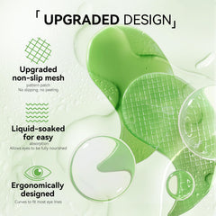 BREYLEE grid-design under-eye patches stay in place during routine