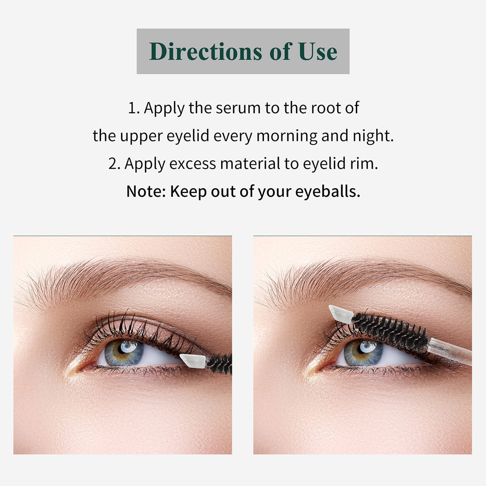 BREYLEE eyelash serum close-up bottle for easy handling.