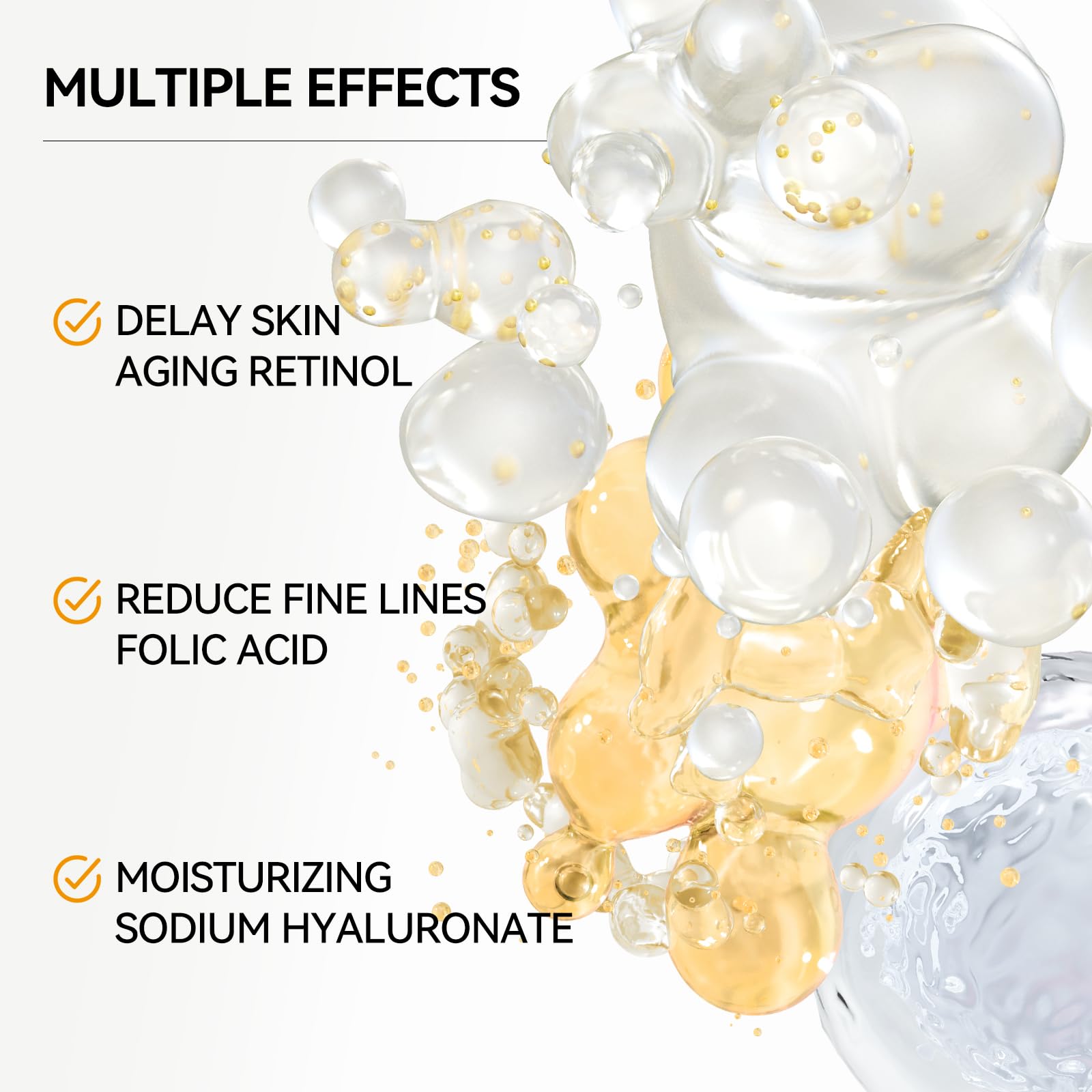 BREYLEE Vitamin C Serum hyaluronic acid droplets communicates intense hydration.