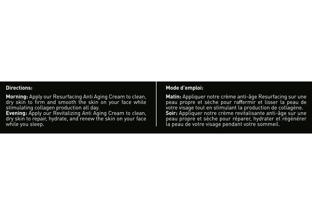 Brickell routine steps image shows how to use day and night creams for 24/7 care.