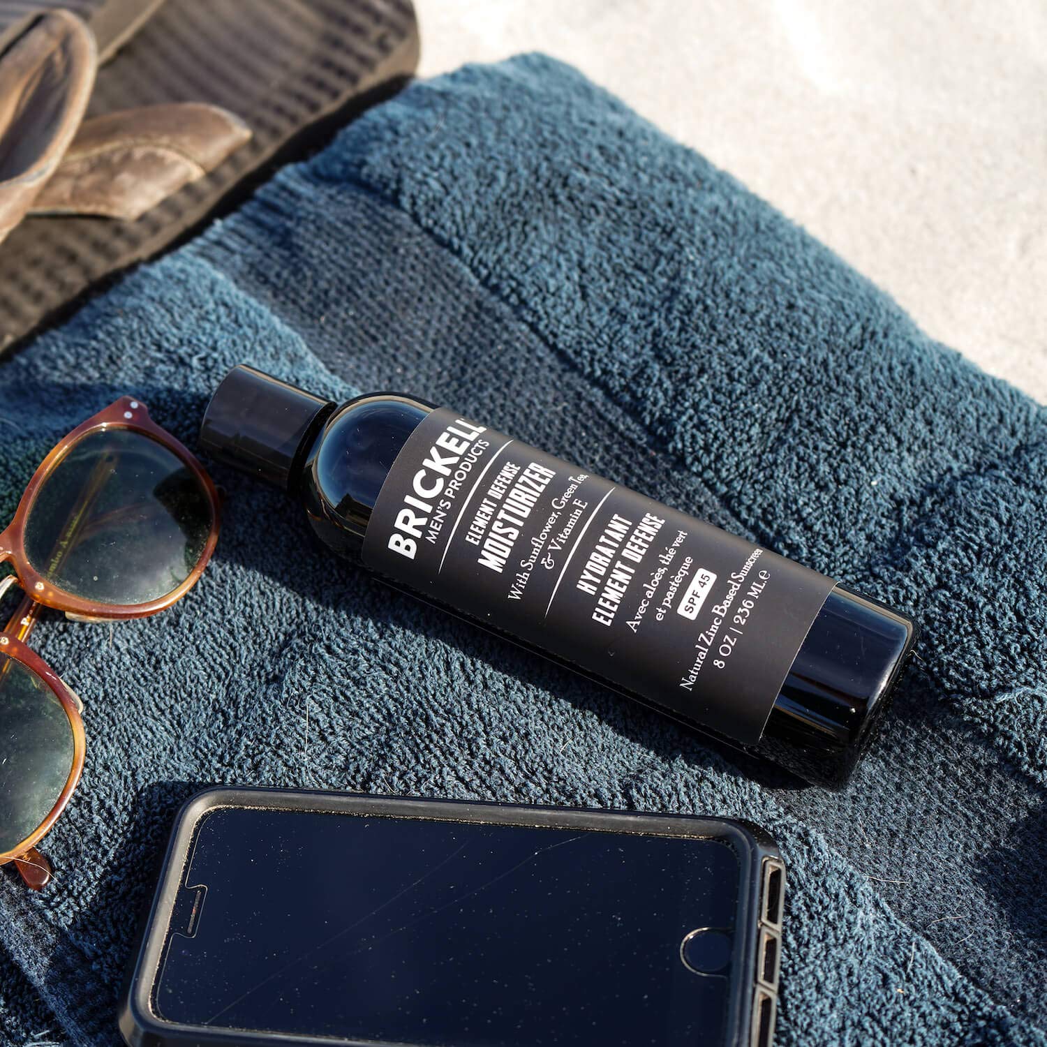 Brickell Element Defense comes in easy-to-dispense tube packaging.