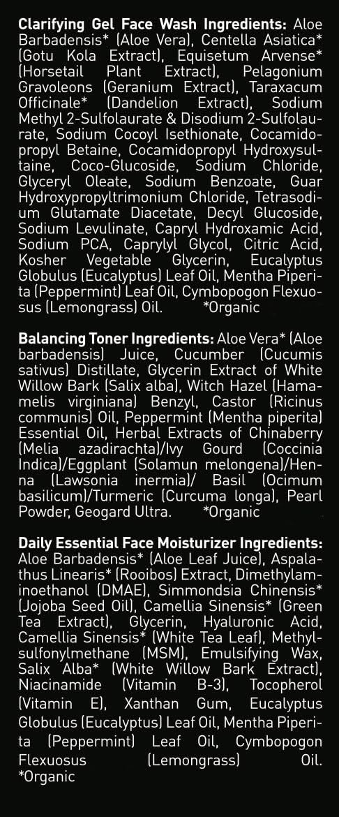 Brickell Men's skincare routine close-up shows clean, balanced complexion potential results