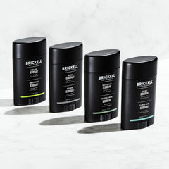 Brickell deodorant zinc ricinoleate close-up highlighting odor absorption