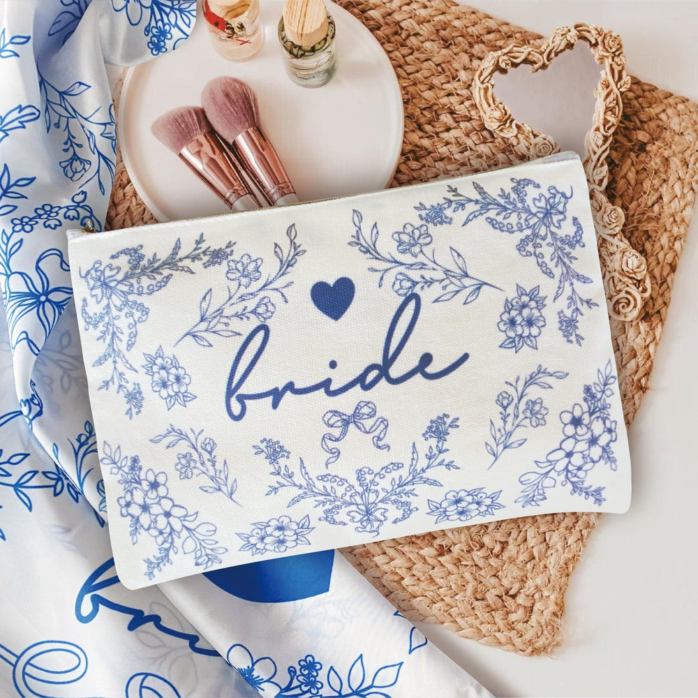 Bride Squad makeup bag ideal wedding gift option for bridesmaids