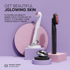 Bridigi Smoothglow 360 degree massage head for full-face coverage.