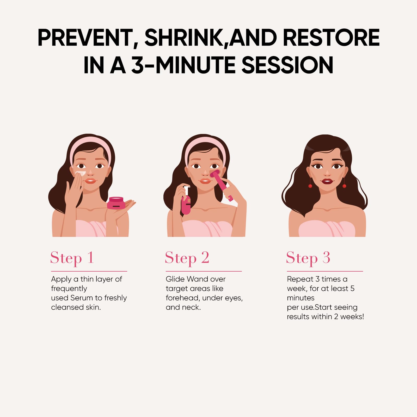 Bridigi SMOOTHGLOW 2.0 PRO lifestyle use on vanity for daily care.