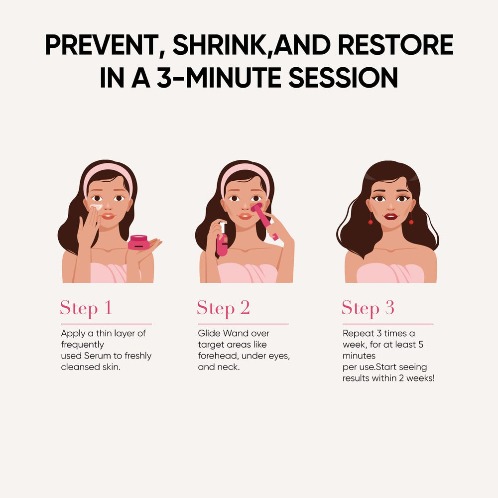 Bridigi SMOOTHGLOW 2.0 PRO lifestyle use on vanity for daily care.