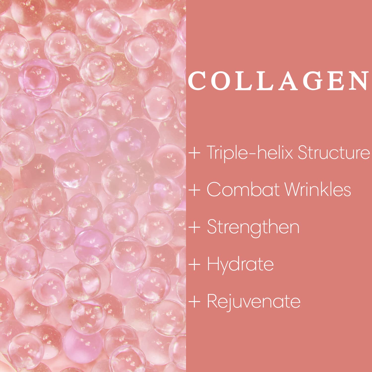 BRIGHCA Collagen Cream hands applying illustrates effortless day-to-night routine