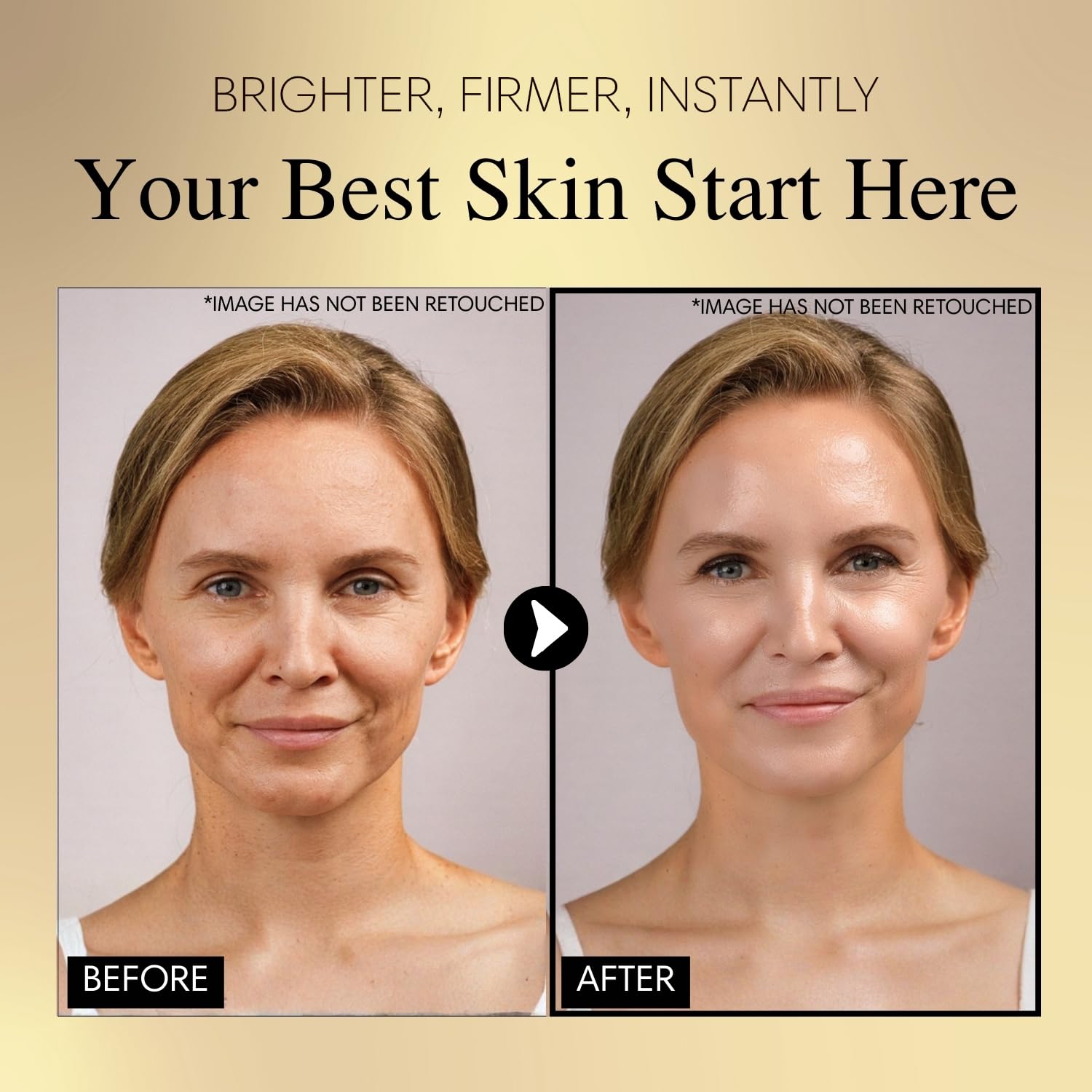 BRIGHCA cream being absorbed into skin during daily use