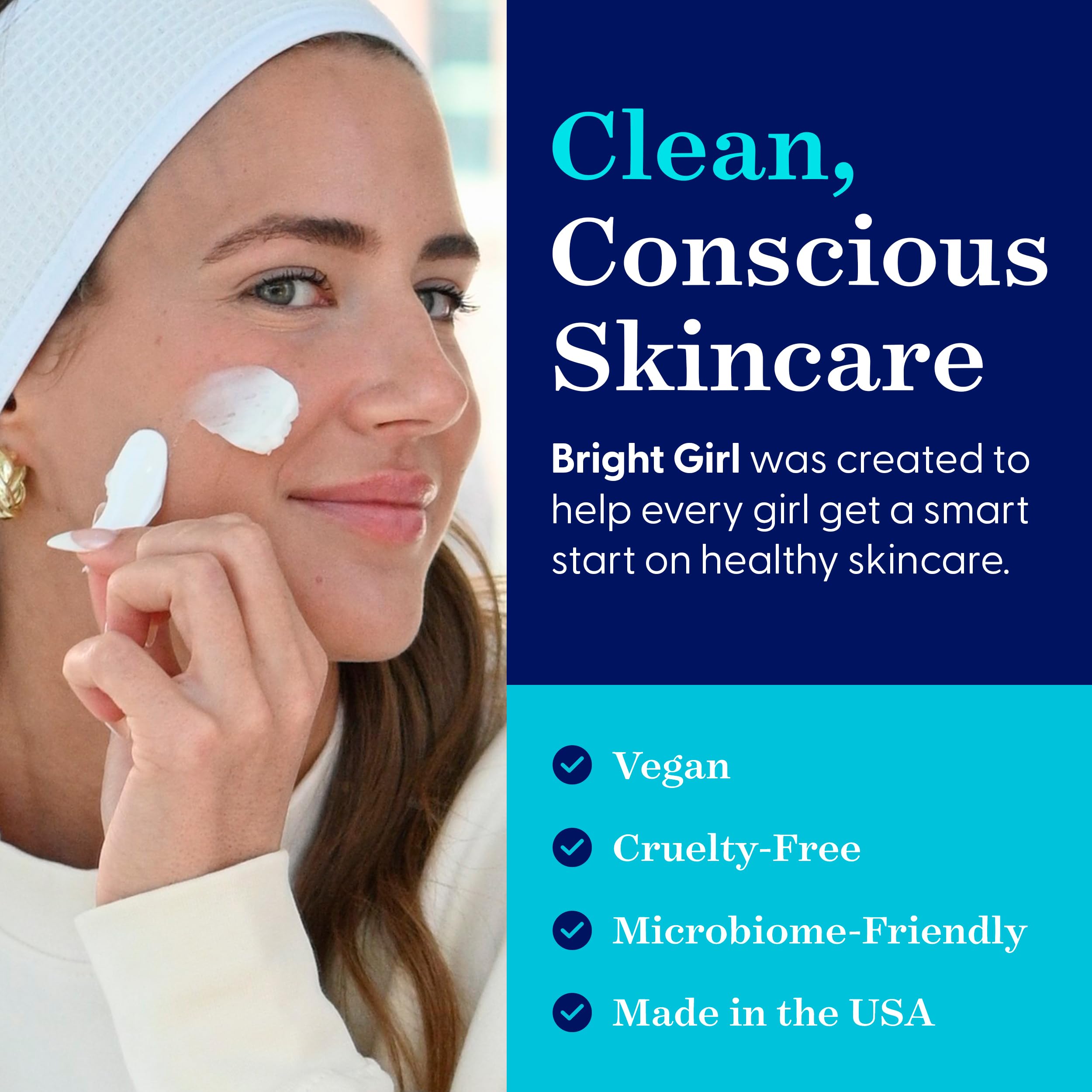 Moisturizer beside SPF suggests a complete morning routine.