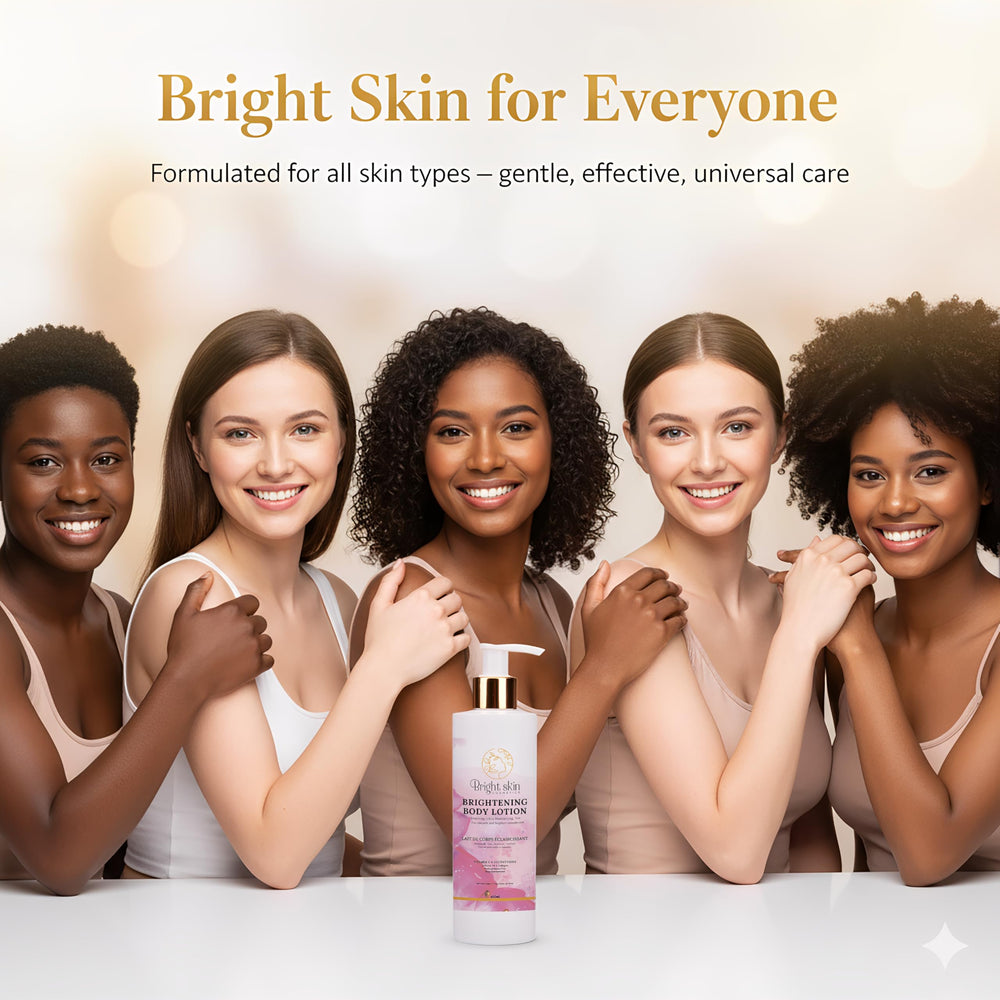 Hands applying lotion on arms for even tone and moisture