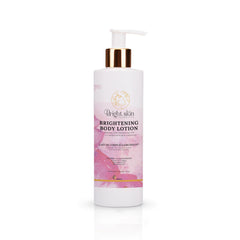 Bright Skin Cosmetics Brightening Body Lotion bottle ready for everyday use