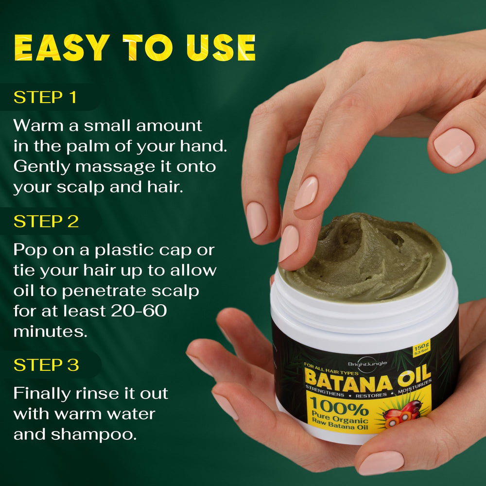 BRIGHTJUNGLE Batana Oil rich-gloss finish for luminous strands