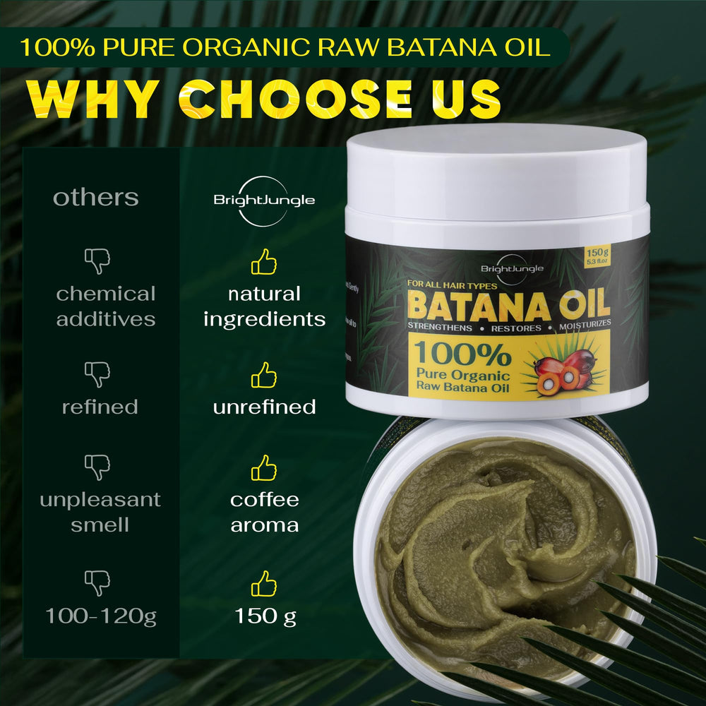 BRIGHTJUNGLE Batana Oil scalp-nourishment promotes healthy-looking hair
