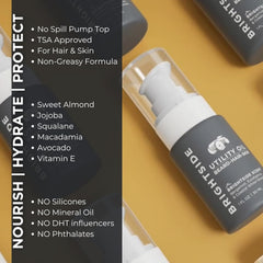 BRIGHTSIDE Utility Oil hydrates skin without clogging pores or greasiness