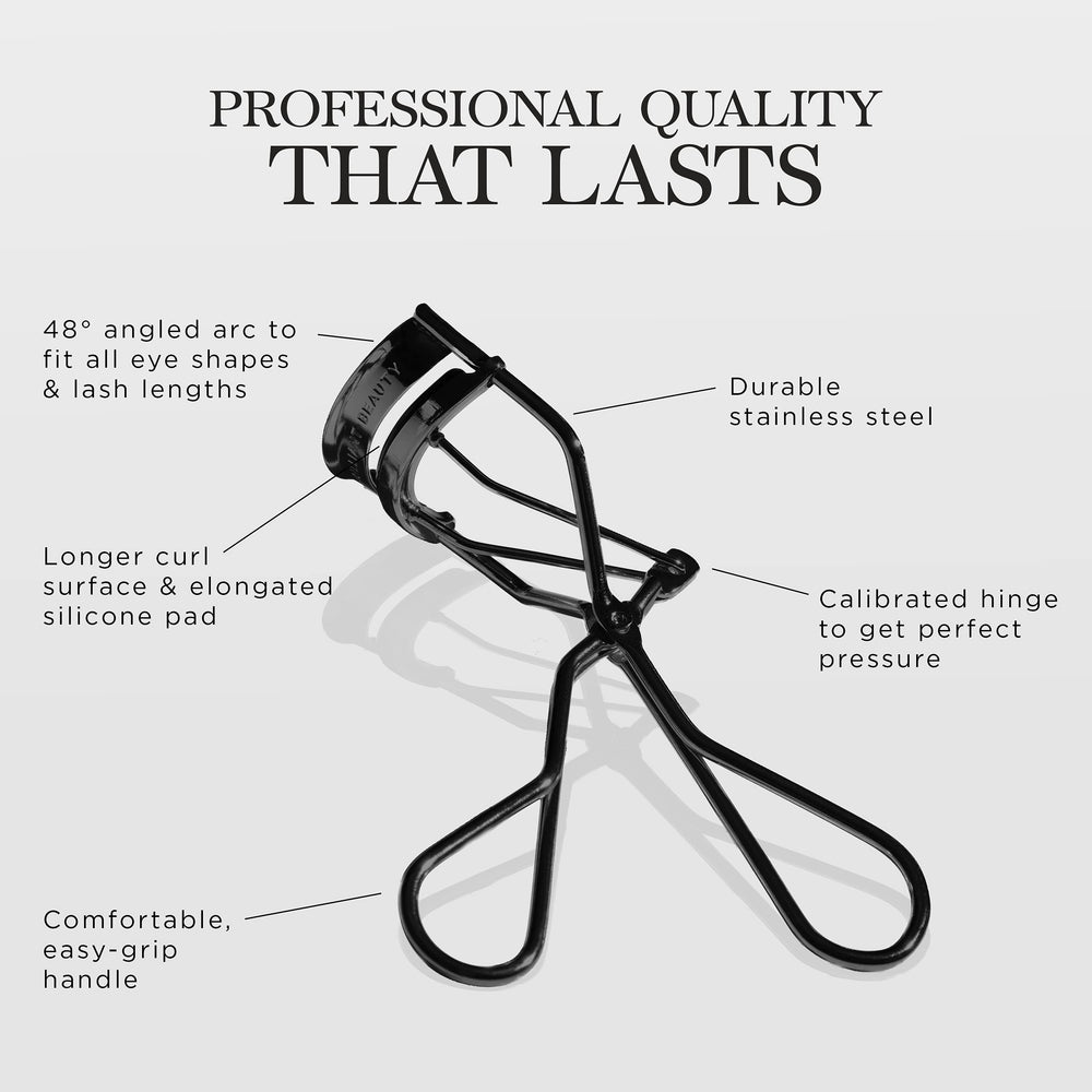 Brilliant Beauty satin bag protects the eyelash curler on the go