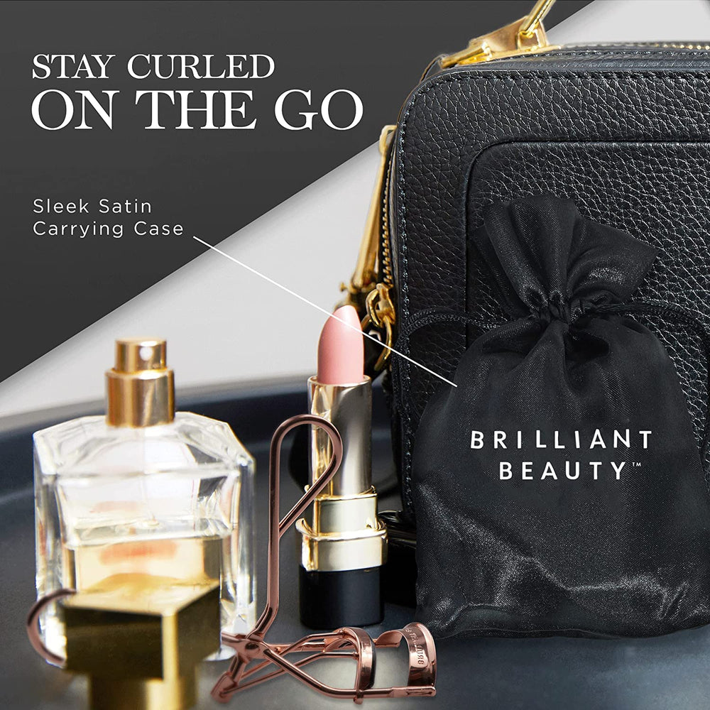 Brilliant Beauty travel-case setup suitable for quick touchups on the move.