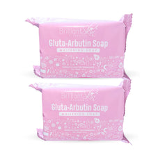 Brilliant Skin Gluta Arbutin Soap Bar 135g closeup shows smooth texture for gentle cleansing