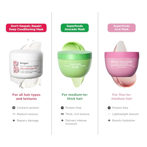 8 oz bottle shown for Briogeo Mask, a standard size