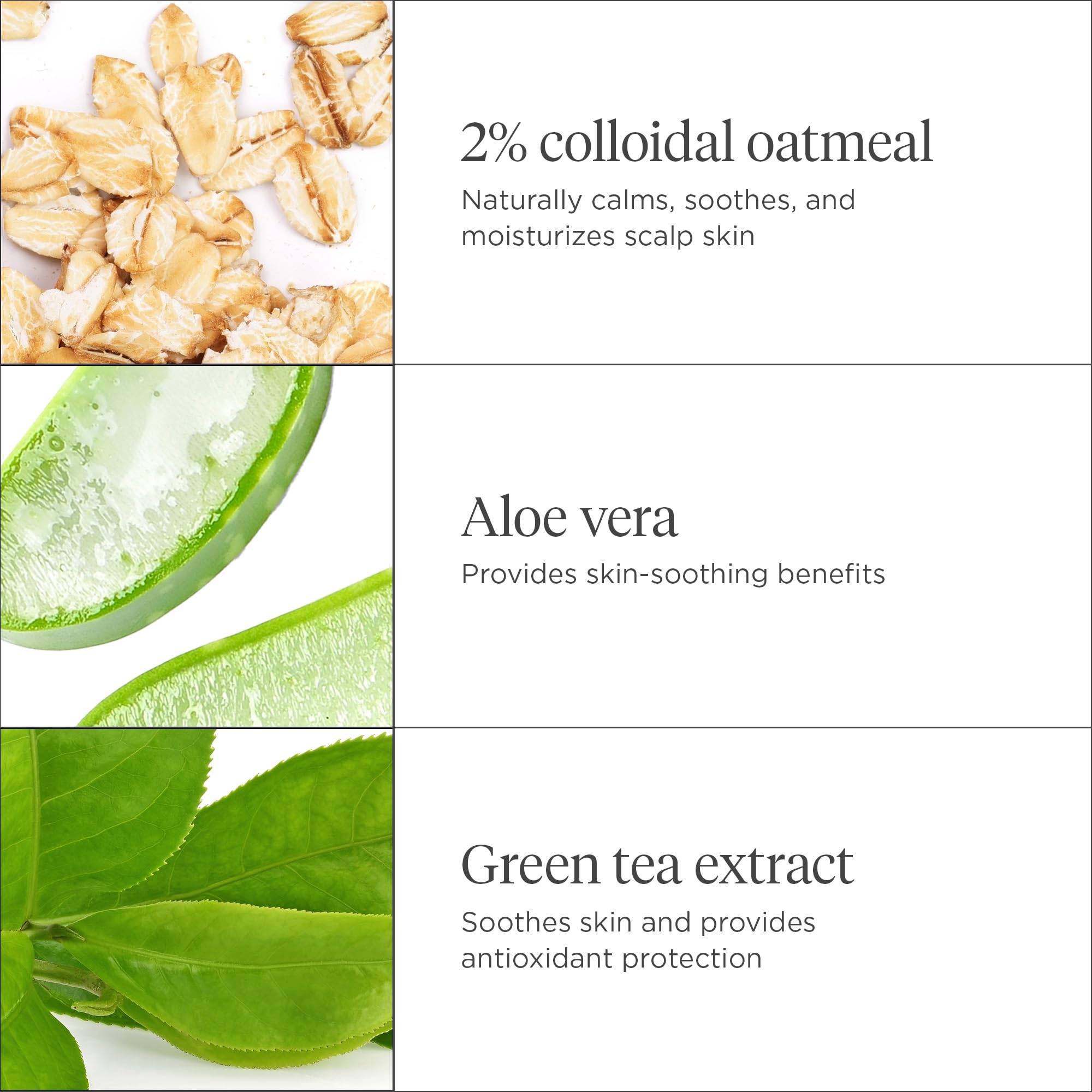 Briogeo Be Gentle Be Kind aloe vera green tea meadowfoam oil blend close-up, hydrating formula.