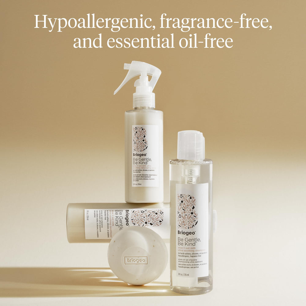 Briogeo Be Gentle Be Kind ingredients green tea image highlighting antioxidant formula