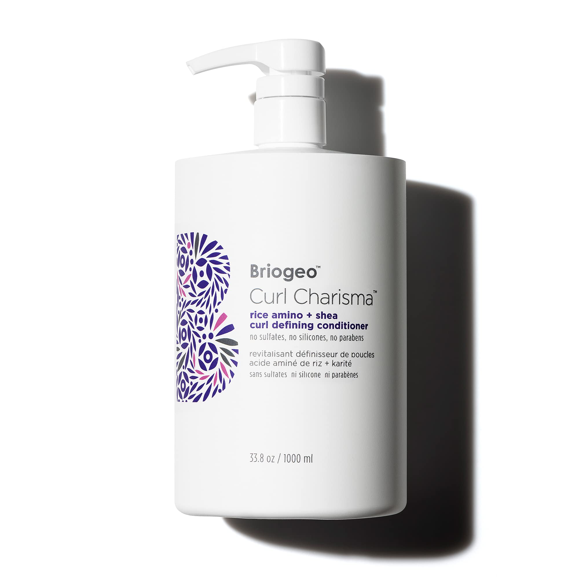 Briogeo Curl Charisma bottle front showing hydrating conditioner for defined curls