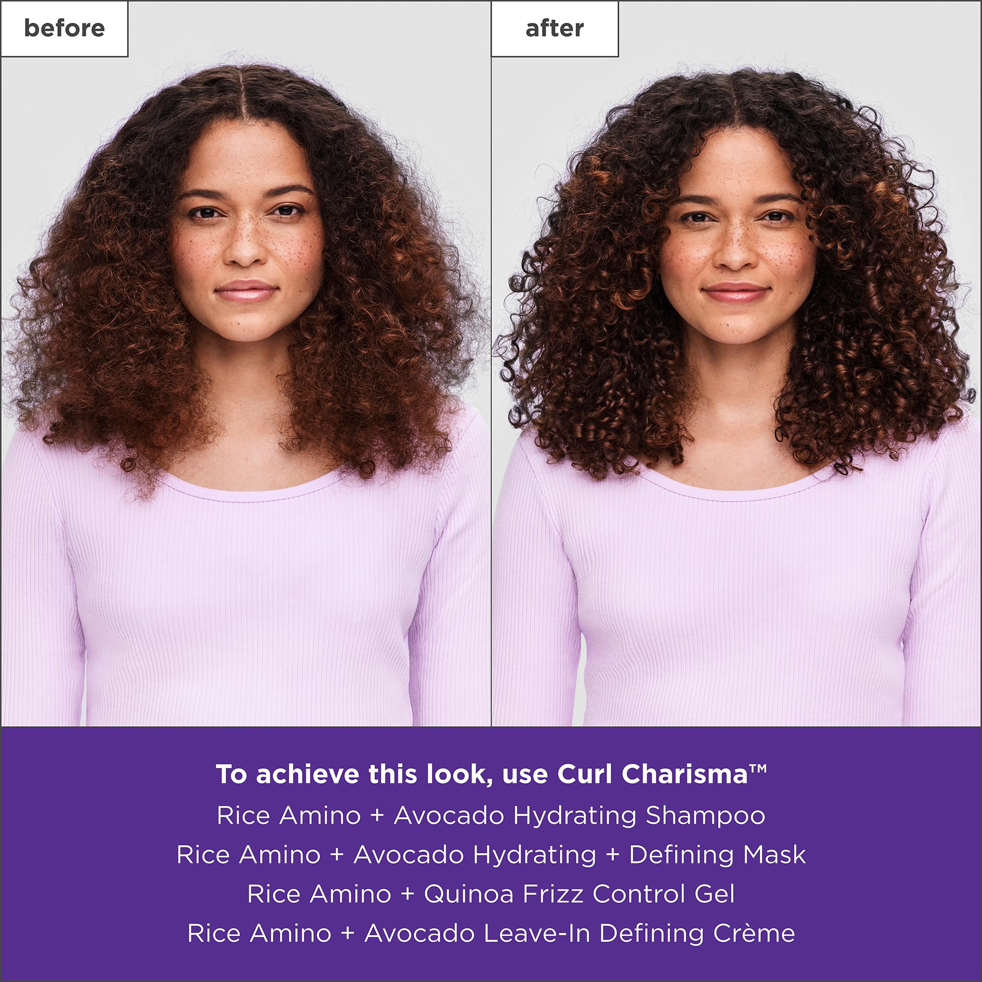 Briogeo Curl Charisma defined curls appear soft and frizz-free