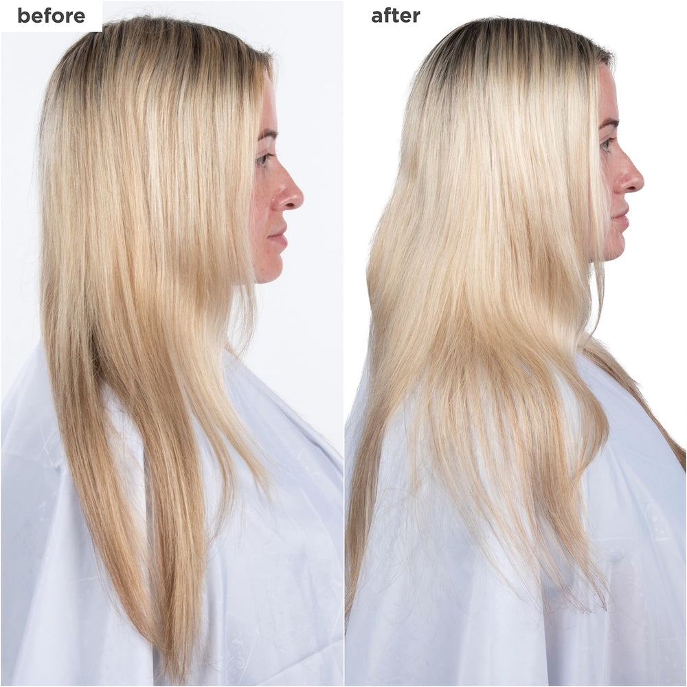 Briogeo Destined For Density label closeup highlights fragrance-free formula