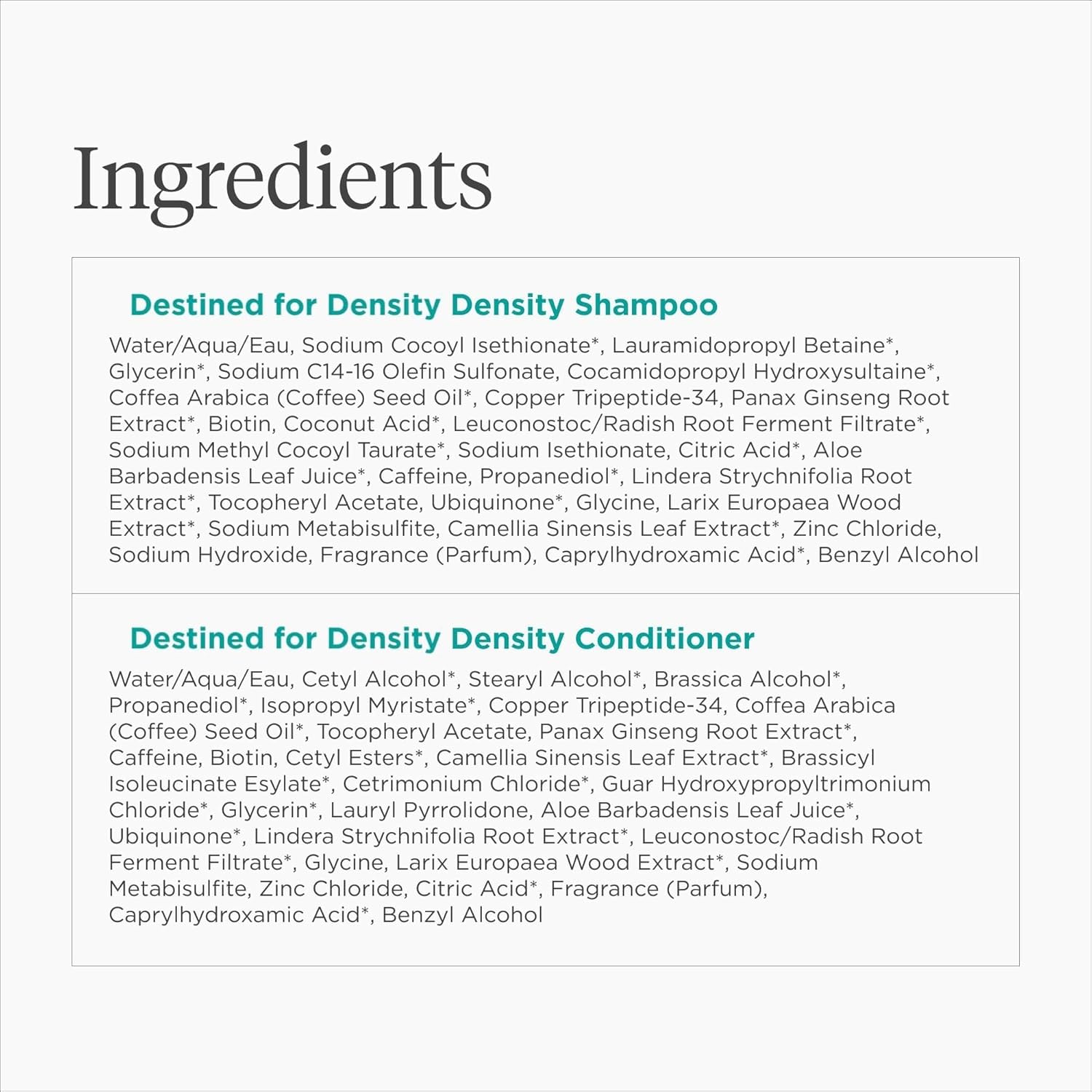 Briogeo Destined for Density cruelty-free vegan label close-up signifying ethical features